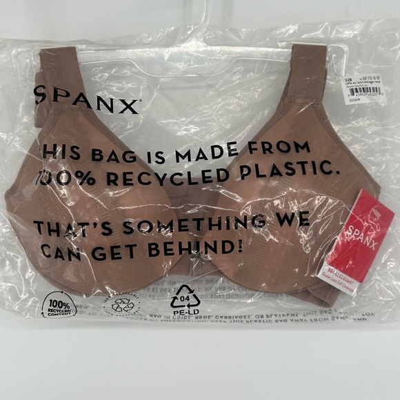 NEW Spanx BRA-LLELUJAH Illusion Lace Full Coverage Bra Café Vintage Rose - Picture 3 of 3